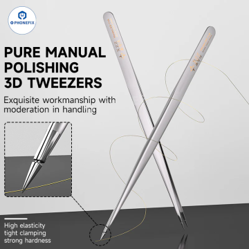 XZZ SS-11A SS-11B 11C Stainless Steel 3D Tweezers for Phone Repair