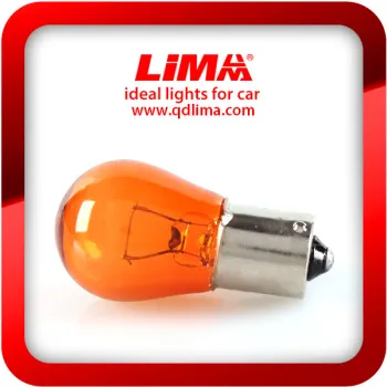 1156 py21w 12v 21w miniature bulbs amber halogen lamps bau15s S25 Car brake lamps