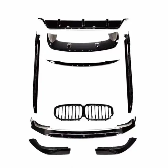 BMW X5 G05 Perfect Fitment Black Warrior Body Kit - Front Rear Lip Spoiler Grille Side Skirt