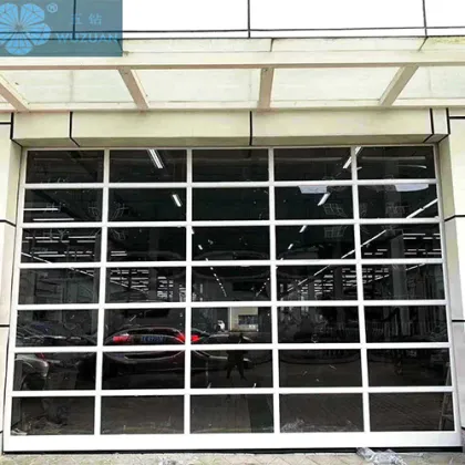 See-through garage door
