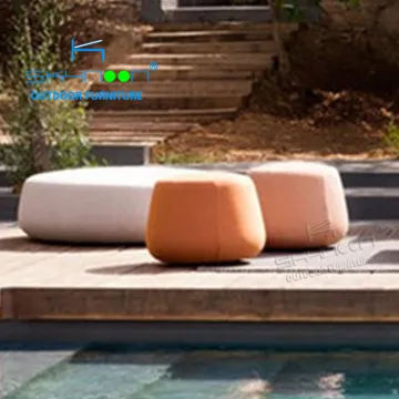 Modern Design Pouf Rond - Factory Direct Home Furniture & Outdoor Ottoman Pouf (81043A)