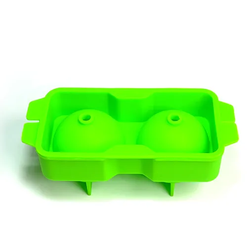 Lfgb &amp;fda 2.4inch Of Each Ice Ball In Double Mold In Green 