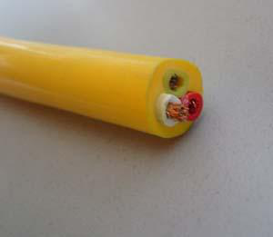 Polyethylene insulated cold-resistant cable