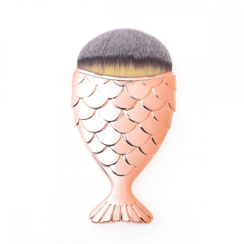 Cepillo de maquillaje de sirena Fish Scale