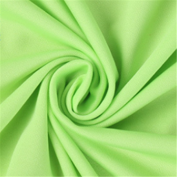Practical Green Four-side Stretch Knitted Polyester Fabrics