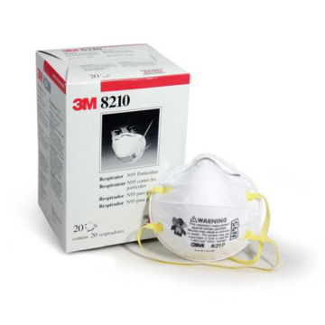 Maschera viso monouso 3M 8210, protezione dimensionale Adatto per protezione quotidiana 20 PACK