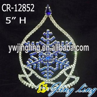5 Inch Boy Snowflake Crown For Christmas