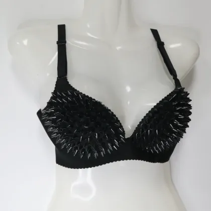 Custom Handmade DIY Rivets Bra for Belly Dance