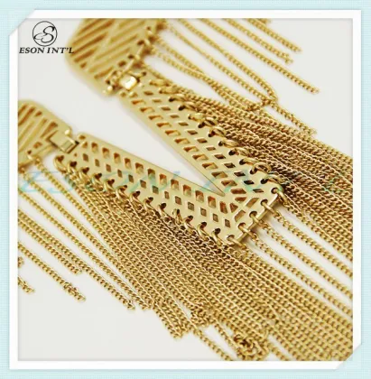 2015 Long Thin Chain Gold Necklace, Gold Necklace Designs, Fashion Necklace