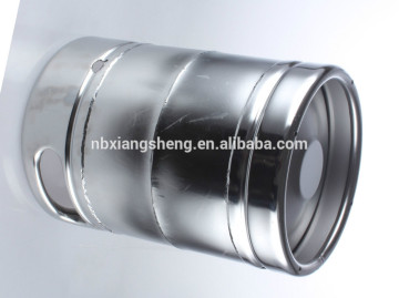 Smaller 10 liter stainless steel keg for home brewing