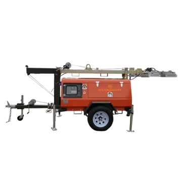 Mobile lighting light tower portable lifting lighting