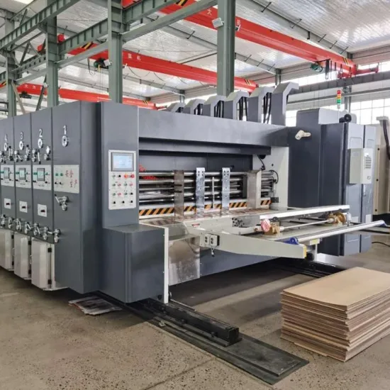 High-Speed PLC Controlled Carton Flex Printing Die Cutting Machine for Pizza Box Manufacturing