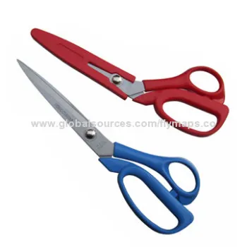 Colorful Sewing Scissors with Plastic Cover/Handles, Easy to Use