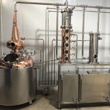 500L Distillation Equipment with 12 inch Copper Reflux Column