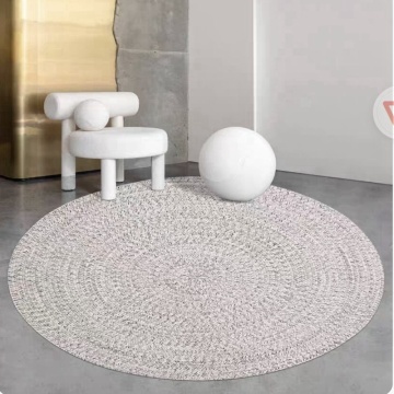 Round Circular indoor outdoor woven rug mat