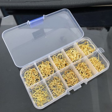High Carbon Steel Jig Bait Sharp Fish Hooks for Saltwater & Freshwater - 100PCS/BOX or 500PCS/BOX Wholesale Fishing Gaff Hook" 

However, to make it more concise and SEO-friendly, consider:

"Wholesale High Carbon Steel Fishing Gaff Hooks 100PCS/BOX 500PC