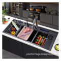 Water Catalyst Technology: Smart 304 Stainless Steel Kitchen Sinks with Single Bowl