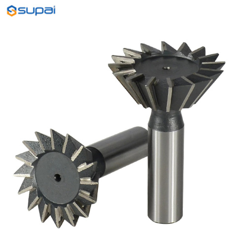 HSS Dovetail Milling Cutter 45 55 60 Degrees