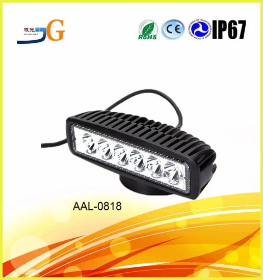 Factory Wholesale Led Work Lights 12V 6Inch 18W Led Work Light