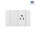 Switch-Socket Combo Panel Home Power Accessory