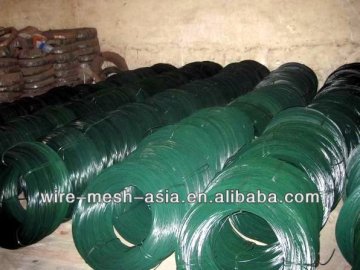 green binding wire factory used in contruction /ISO,Anping,China PVC Coated Binding Wire/U Type Tie Wire