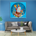 Peinture de diamant en cristal en forme de peinture de santa claus