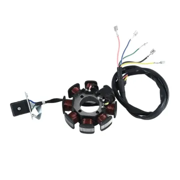 CG125 CG150 Motorcycle 8 Pole 5 Lines Magneto Stator with Plug
