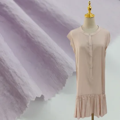 Cotton Rayon Tencel Fiber Dobby Shirt Cloth Fabric