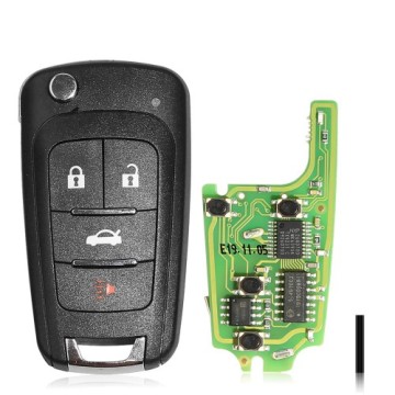 Xhorse XNBU01EN Wireless Remote Key: 4-Button Flip in English Version