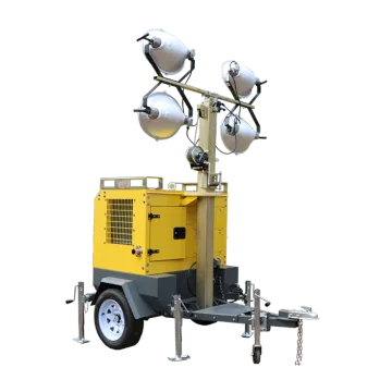 Portable trailer mobile light towers