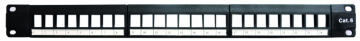 Lancom Fast delivery customized design 24 ports blank panel, suitable for cat 5e/6 keystone jack