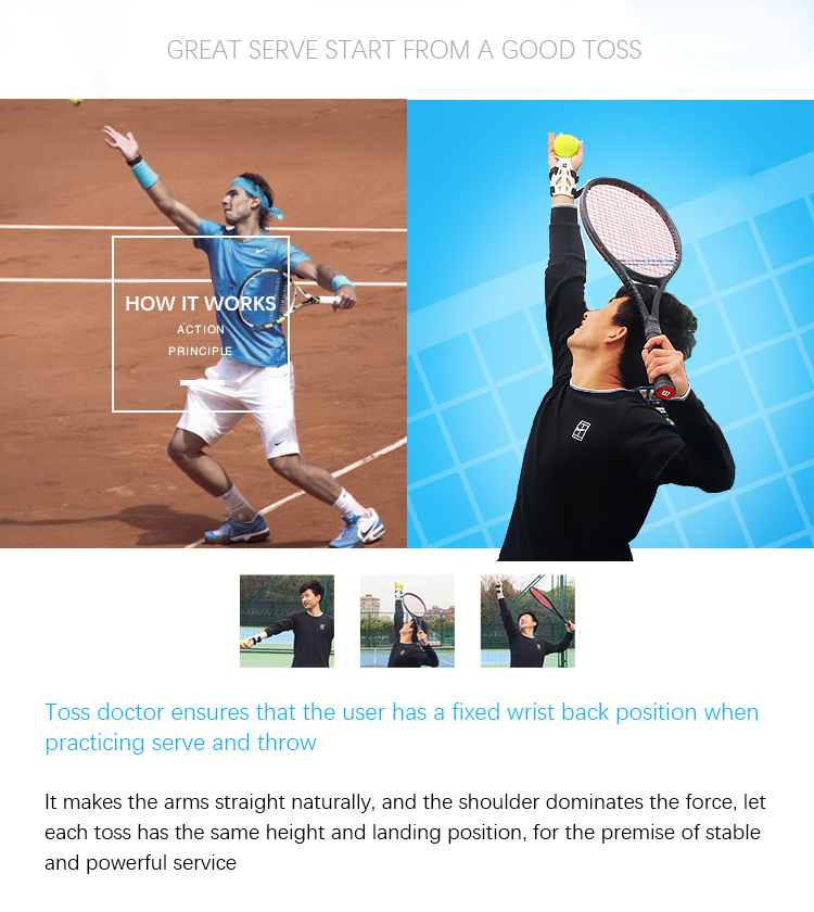 Toss Doctor Tennis Serve Trainer Correct Posture Tennis Training