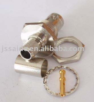 BNC female bulkhead connector with O-ring for RG59 cable