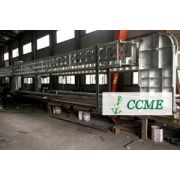 Aluminum gangway accommodation ladder