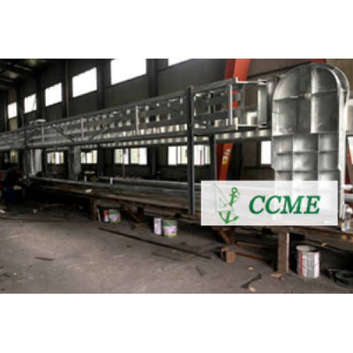 Aluminum gangway accommodation ladder