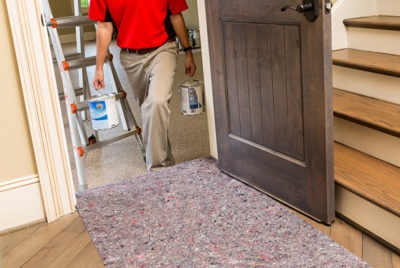 A legjobb minőségű padlóvédő újrafelhasználható ragasztó filc lap