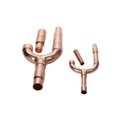 HENGSHI Refnet Copper Branch Pipe Fitting for Daikin Hitachi Midea VRV Air-Conditioning Systems