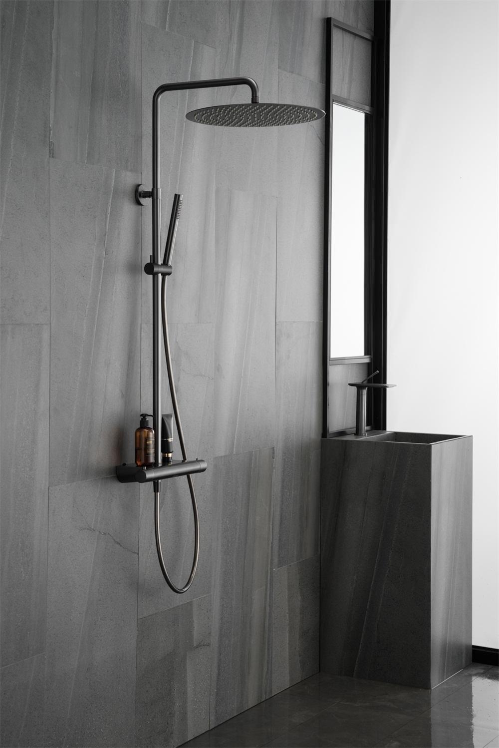 bathroom thermostatic shower faucets