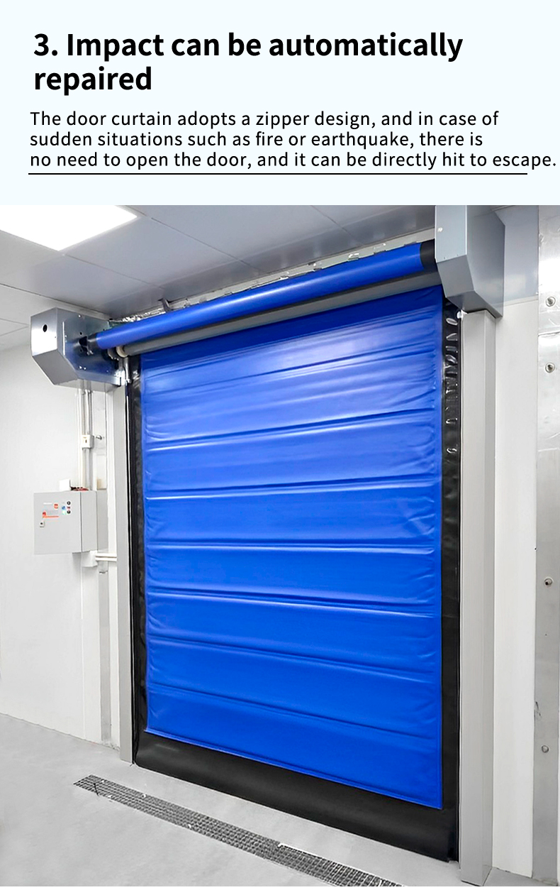 Save maintenance costs zipper door