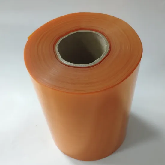 0.25mm Orange transparent PVC film for pharma blister