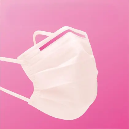 Trendy Pink Disposable Nonwoven Mask