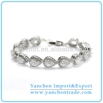 Crystal AAA CZ Intelligent Bracelet With Rhodium Plated