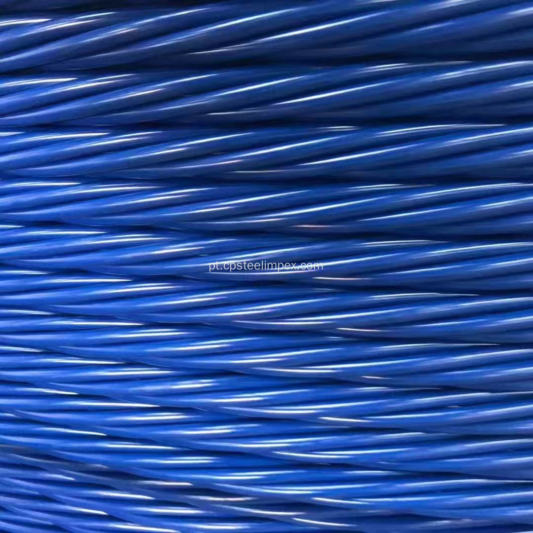 Cabo de aço revestido com epóxi 1860-28.6