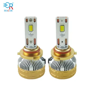 MACAR 3-Color Super Bright LED Headlight Bulb 90W 12000lm with Fans