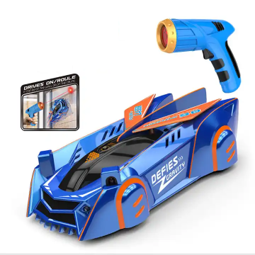 Flytec Stunt Drift RC Car: Anti-Gravity Tracking, Light Induction, Infrared Laser, Ceiling and Wall Climbing Technology