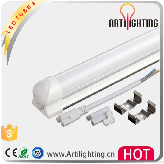 2017 super bright lux lumens integrated 4ft 18W smd t8 tube CE ROHS