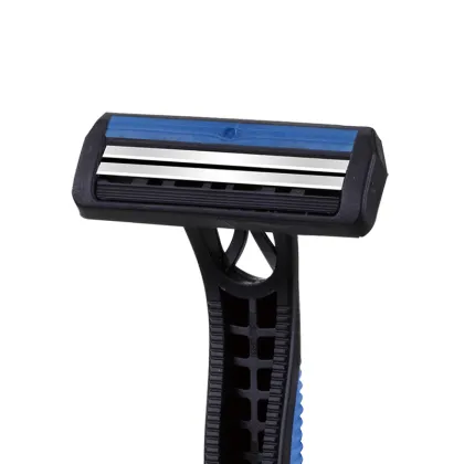 Professional Twin Blades Shaving Razor: Comfortable, Pivoting Head, High-Quality Disposables for Smooth Shaves