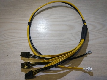 Bitcoin Rig 용 3 개의 6 핀 케이블