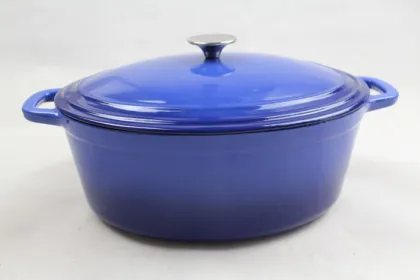 Enamel soup pot cast iron enamel cheese pot
