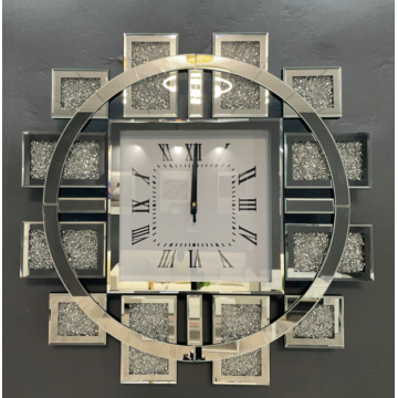 Zegar ścienny lustra do salonu